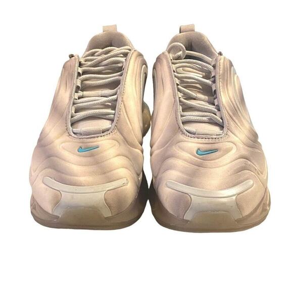 NIKE "Air Max 720" Women's Running Shoes, 8, Gray Nebula, Rainbow Colors - Picture 4 of 11
